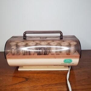 Vintage Vidal Sassoon ProSetter 20 electric heated hair rollers set, model VS-32